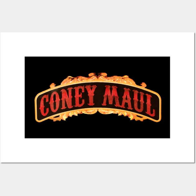 Coney Maul Wall Art by It'sTeeTime